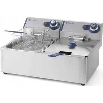 fritéza Tradiční fritéza Hendi 2x6 l 6600 W s regulací teploty