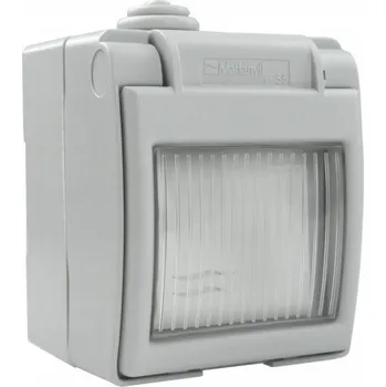 vypínač Jednopólový vypínač Marlanvil 1570.00, odstíny šedé