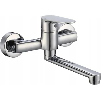 Vodovodní baterie Nástěnná umyvadlová baterie Kuchinox Pana stříbrná