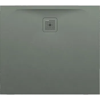 Sprchová vanička LAUFEN PRO Sprchová vanička, obdélníková, s odtokem na delší straně, materiál Marbond 900x800, Betonově šedá - H2149500790001