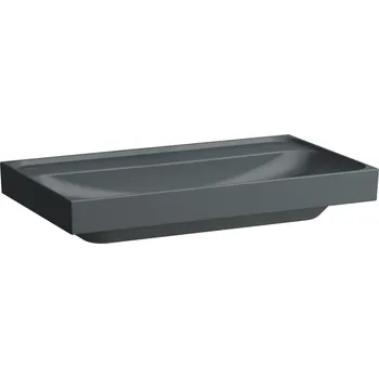 Umyvadlo LAUFEN MEDA Umyvadlo, broušená spodní část umyvadla 800x460, Grafit mat - H8161177581121