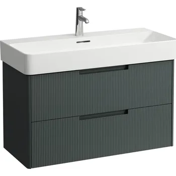Nábytek LAUFEN JUNA Skříňka pod umyvadlo, 2 zásuvky, pro umyvadlo VAL H810287 920x400, Šedá traffic - H4116321092661