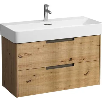 Nábytek LAUFEN JUNA Skříňka pod umyvadlo, 2 zásuvky, pro umyvadlo VAL H810287 920x400, Divoký dub - H4116321092671
