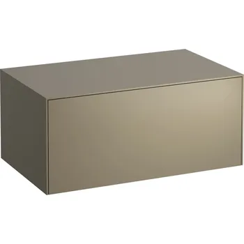 Koupelnový nábytek LAUFEN SONAR Skříňka pod umyvadlo 800, s 1 zásuvkou, bez výřezu 775x455, Titan (lak) - H4054100340421