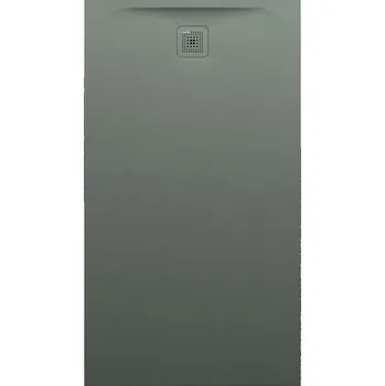 Sprchová vanička LAUFEN PRO Sprchová vanička, obdélníková, s odtokem na kratší straně, materiál Marbond 1600x900, Betonově šedá - H2139590790001