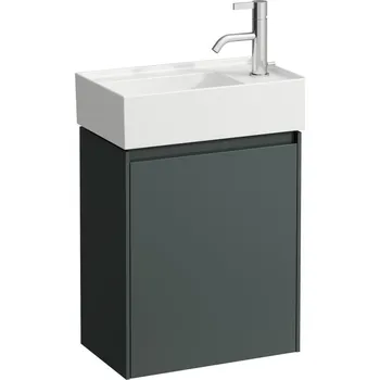 Koupelnový nábytek LAUFEN LANI Skříňka pod umyvadlo, 1 dvířka, závěsy vpravo pro umyvadla Kartell • LAUFEN H815334, H815335 435x270, Šedá traffic - H4039021122661