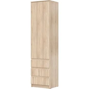 Šatní skříň Skříň 50 cm dub sonoma se zásuvkami do ložnice/obývacího pokoje STERN SHKYA