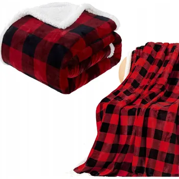 deka Velká Hřejivá Oboustranná Deka/Přehoz 150x130cm - Vánoční Motiv