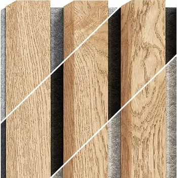 Obraz Lamely na plsti - Dubová dýha [VZOREK 15x15cm]