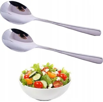 Příbor Salátové lžíce stříbrné lesklé Altom Design Future sada příborů 2 ks
