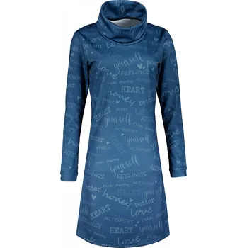 Dámská mikina Dámská prodloužená mikina premium ALTISPORT VOJ/ALW067MI06 MODRÁ XXL