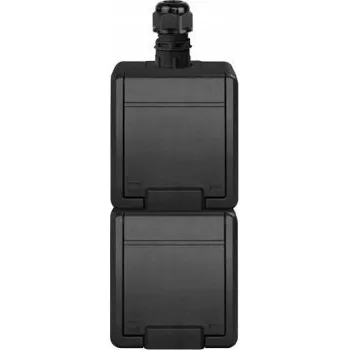 Elektrická zásuvka Elektrická Zásuvka hermetická Elektro-Plast Nasielsk šedá