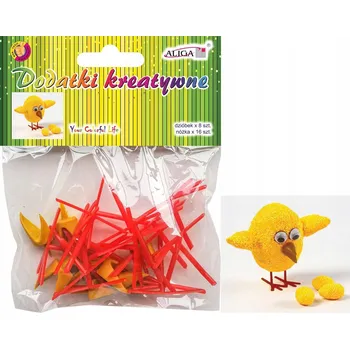 kreativní sada Kreativní sada ZOBÁČKY A NOŽIČKY – kuřátko Velikonoce