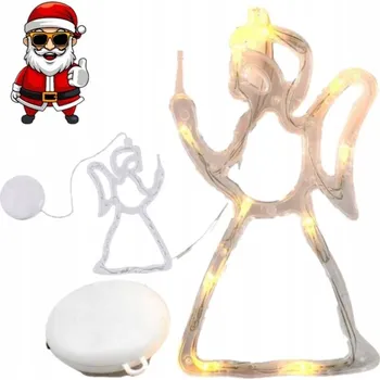 Vánoční dekorace Vánoční osvětlení na stromeček 7&7 uvnitř, 0,4 m, až 10 světel