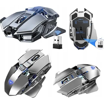 Myš METALOVÁ BEZDRÁTOVÁ myš pro opravdové hráče