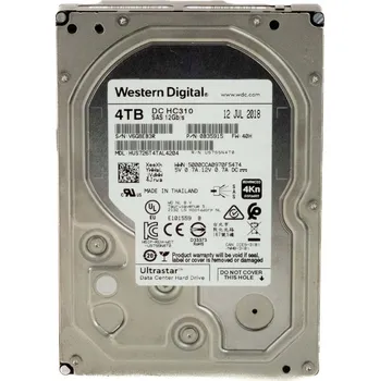 Interní pevný disk WD UltraStar DC HC310 4TB 7.2K 256MB SAS-3 3.5" HDD (pevný disk) HUS726T4TAL4204