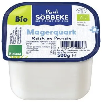 Söbbeke Tvaroh nízkotučný 500g bio BIO VEGETARIAN Množství: 3 ks
