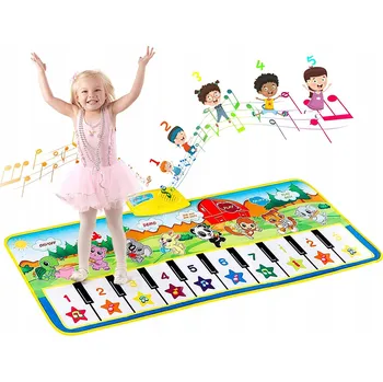 Hrací deka Podložka podložka pro děti EXTSUD se zvuky, piano