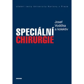 Kniha Speciální chirurgie - Josef Vodička