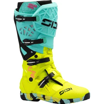 Moto obuv SIDI boty CROSSAIR X mint/fluo yellow - 43