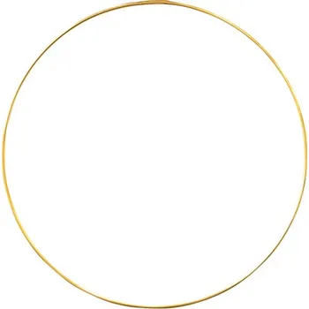 Party dekorace Dekorační zlatá obruč 25 cm Amscan 9913252