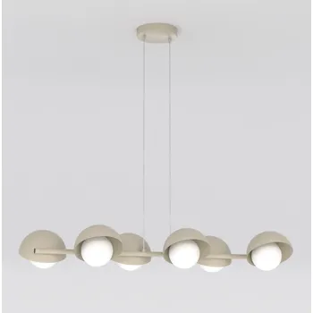 Emibig BOOM 6 MOKKA Závěsné/stropní svítidlo Mocha G9 8W MAX LED Bílé