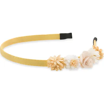 Čelenka Troli Slušivá žlutá čelenka do vlasů s květinami + 2 měsíce na vrácení zboží