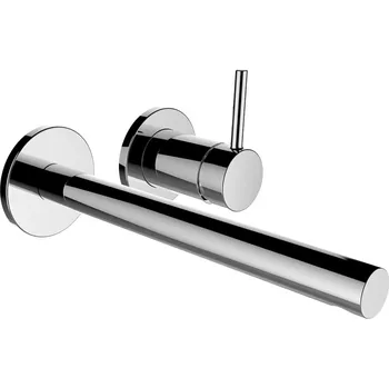 Vodovodní baterie LAUFEN twinplus Umyvadlová podomítková páková baterie pro 2-bodové podomítkové těleso Simibox, výtok 225mm, chrom 1x1, no colour - HF905471100000