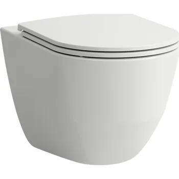 Klozet LAUFEN PRO Závěsný klozet rimless/comfort, hluboké splachování, o 5 cm zvýšená sedací výška 560x360, Bílá LCC (LAUFEN Clean Coat) - H8219624000001