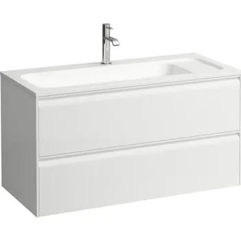 Nábytek LAUFEN MEDA Skříňka pod umyvadlo, 2 zásuvky, pro umyvadlo H814118 z materiálu Marbond 972x442, Special colour - H4216920119901