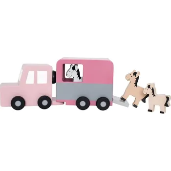 Přívěsek Jabadabado Přívěs s koníky růžový