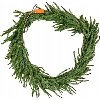 Vánoční dekorace SucceBuy Vánoční girlanda 182,8 cm, odolná proti vyblednutí a korozi, PE