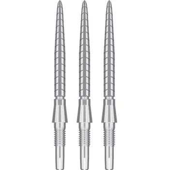 Příslušenství pro šipky Target - darts Kovové hroty - Swiss Points - Storm Quartz - Silver - 26 mm