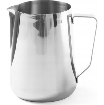 Ocelová konvička/hrnek na pěnění mléka pro cappuccino, 0,35 l - Hendi