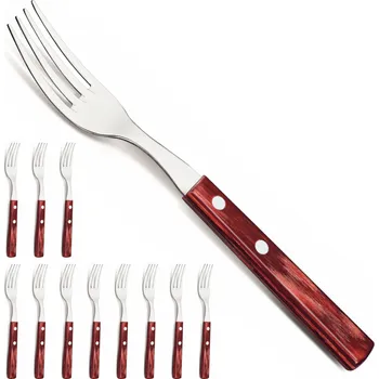 Příbor VIDLIČKA NA PIZZU A STEAK Z NEREZOVÉ OCELI HORE