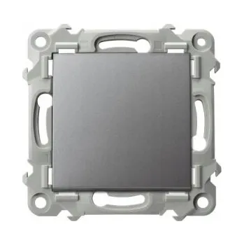 vypínač Jednopólový vypínač Ospel SZAFIR šedá matná