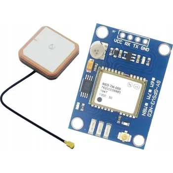 GPS MODUL GY-NEO7M-V2 S KERAMICKOU ANTÉNOU GLONASS -162DB 3,3-5V + ANTÉNA HQ