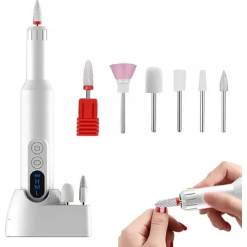 PROFESIONÁLNÍ BRUSKA NA NEHTY SADA PRO MANIKÚRU 2000RPM BEZDRÁTOVÁ