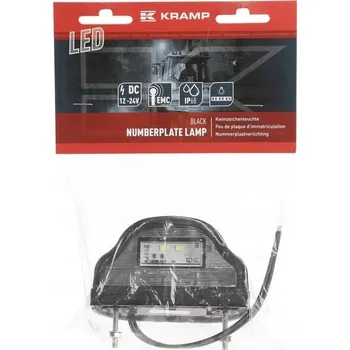 Osvětlení SPZ LED lampa osvětlení SPZ černá 12/24V New Holland Case