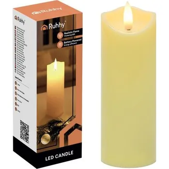 Svíčka LED svíčka 15x5cm Ruhhy 26719