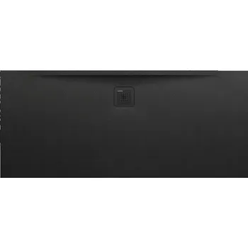 LAUFEN PRO Sprchová vanička, obdélníková, s odtokem na delší straně, materiál Marbond 1600x700, Černá - H2139560800001