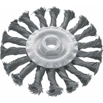 Drátěný kartáč Modeco Steel drátěný kotoučový kartáč na brusku 150mm - MN-69-114