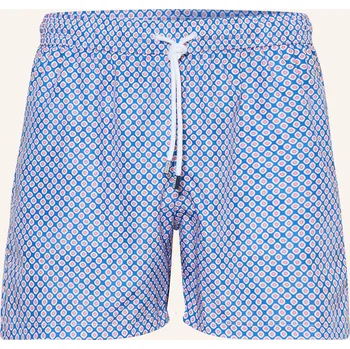 Pánské plavky Fedeli Plavky, tmavě modrá / světle červená / bílá