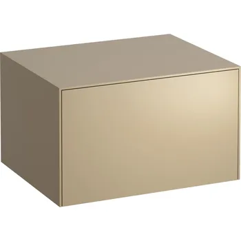 Nábytek LAUFEN SONAR Skříňka pod umyvadlo 600, s 1 zásuvkou, bez výřezu 575x455, Zlatá (lak) - H4054000340401