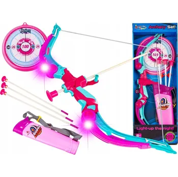 Dětská zbraň SADA LUKOSTRZELECKÉHO VYBAVENÍ STŘELBA Z LUKU LUK + PŘÍSLUŠENSTVÍ Terč Šípy