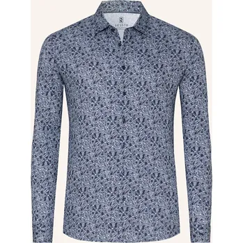 Desoto Pánská Košile Z Džersejové Tkaniny Slim Fit, tmavě...