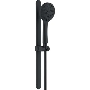 Sprchová hlavice Novaservis Ferro Nostris - Set sprchové hlavice, tyče a hadice, 3 proudy, černá N99BL