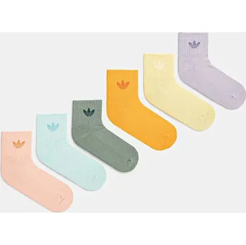 Pánské ponožky Ponožky adidas Originals 6-pack JJ1835 vícebarevná MLC, vel. 34/36