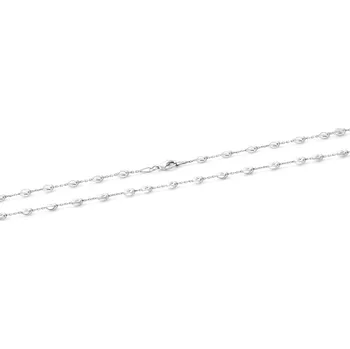 Náhrdelník AGATO Módní stříbrný balonkový náhrdelník AGS1148 Délka: 45 cm (5,38 g)