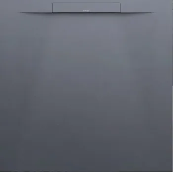 Sprchová vanička LAUFEN PRO S Sprchová vanička, s lineárním odtokem na kratší straně, materiál Marbond 900x900, Antracit - H2101800780001